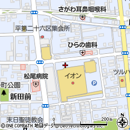 ヤマニ書房イオンいわき店周辺の地図