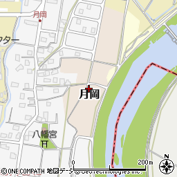 新潟県妙高市月岡周辺の地図