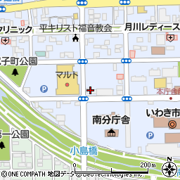 社団法人福島県建設業協会　いわき支部周辺の地図