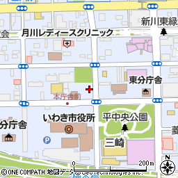 福島県いわき市平童子町3-11周辺の地図