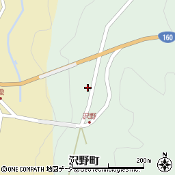石川県七尾市沢野町（ナ）周辺の地図