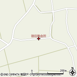 徳田集会所周辺の地図
