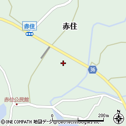 石川県羽咋郡志賀町赤住乙周辺の地図