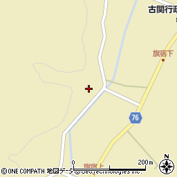 福島県白河市旗宿西田周辺の地図