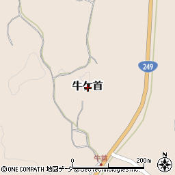 石川県羽咋郡志賀町牛ケ首周辺の地図