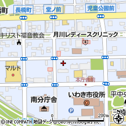 福島県いわき市平童子町3-1周辺の地図