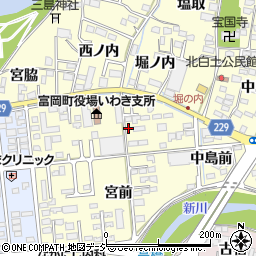 福島県いわき市平北白土宮前周辺の地図