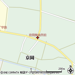 京岡集会所前周辺の地図
