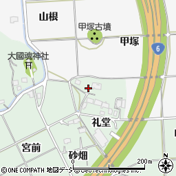 福島県いわき市平菅波礼堂6周辺の地図