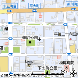 福島県いわき市平（佃町）周辺の地図