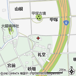 福島県いわき市平菅波礼堂周辺の地図