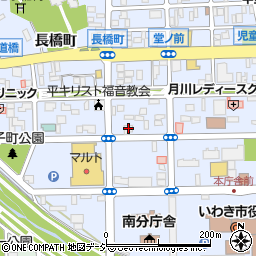 福島県いわき市平童子町1-11周辺の地図