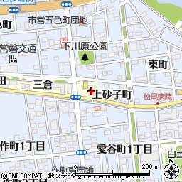 福島県いわき市平北白土鍛冶淵周辺の地図