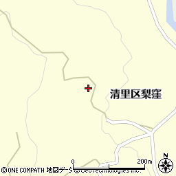 新潟県上越市清里区梨窪1060周辺の地図
