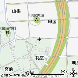 福島県いわき市平菅波礼堂16周辺の地図