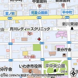 いわき市住まい情報センター（特定非営利活動法人）周辺の地図