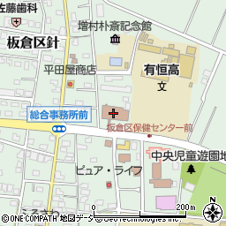 上越市板倉区総合事務所周辺の地図