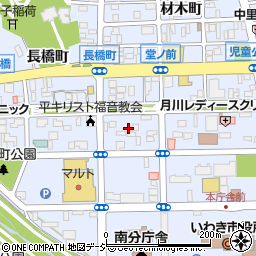 福島県いわき市平童子町1-23周辺の地図