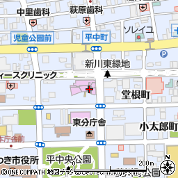 福島県いわき市平（堂根町）周辺の地図
