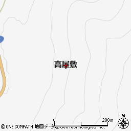 福島県南会津郡檜枝岐村高屋敷周辺の地図