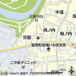 福島県いわき市平北白土西ノ内15周辺の地図