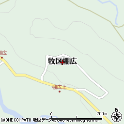 新潟県上越市牧区棚広周辺の地図