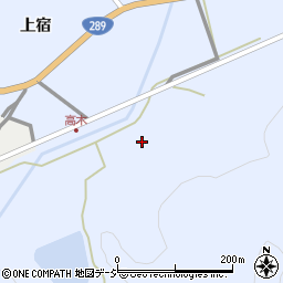 福島県白河市表郷高木山下周辺の地図