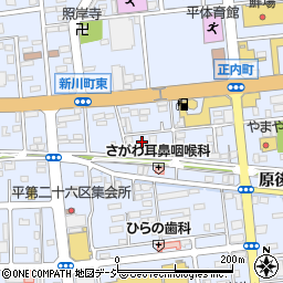 福島県いわき市平正内町53周辺の地図