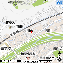 福島県いわき市内郷御厩町川向周辺の地図