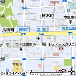 報徳不動産株式会社　まごの手・生活支援型サンヴェル・いわき住宅の問い合わせ周辺の地図