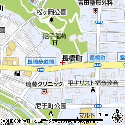 福島県いわき市平長橋町周辺の地図