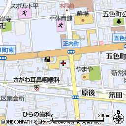福島県いわき市平正内町65周辺の地図
