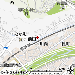 福島県いわき市内郷御台境町前田周辺の地図