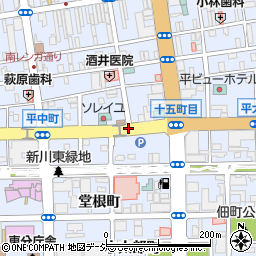 福島県いわき市平十五町目周辺の地図
