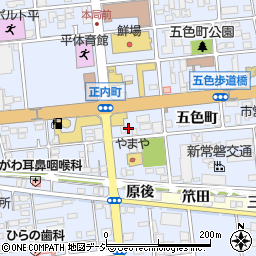 福島県いわき市平正内町103周辺の地図