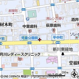 遠藤生花中町店周辺の地図