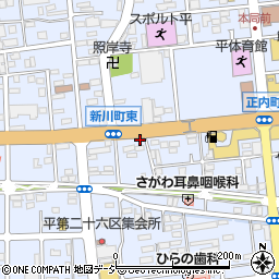 福島県いわき市平正内町30周辺の地図