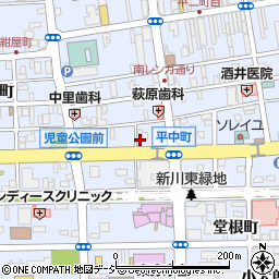 福島県いわき市平中町7-2周辺の地図