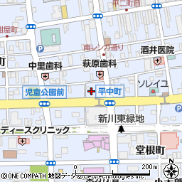 福島県いわき市平中町7-4周辺の地図