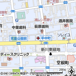 福島県いわき市平中町7周辺の地図