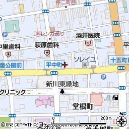 福島県いわき市平中町23周辺の地図