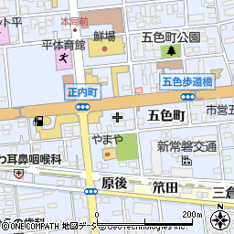 福島県いわき市平正内町98周辺の地図