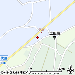 石川県志賀町（羽咋郡）代田（子）周辺の地図