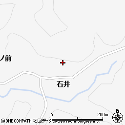 福島県東白川郡鮫川村石井草石井周辺の地図