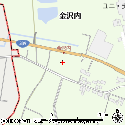 福島県東白川郡棚倉町金沢内地蔵堂周辺の地図