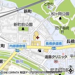 福島県いわき市内郷御台境町新町前3周辺の地図