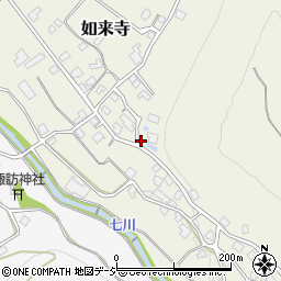 新潟県十日町市如来寺周辺の地図