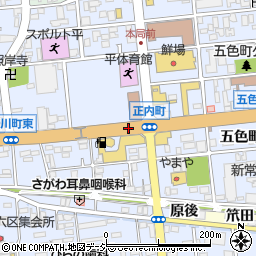 正内町周辺の地図