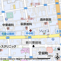 福島県いわき市平中町14周辺の地図