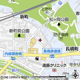 福島県いわき市内郷御台境町新町前7周辺の地図